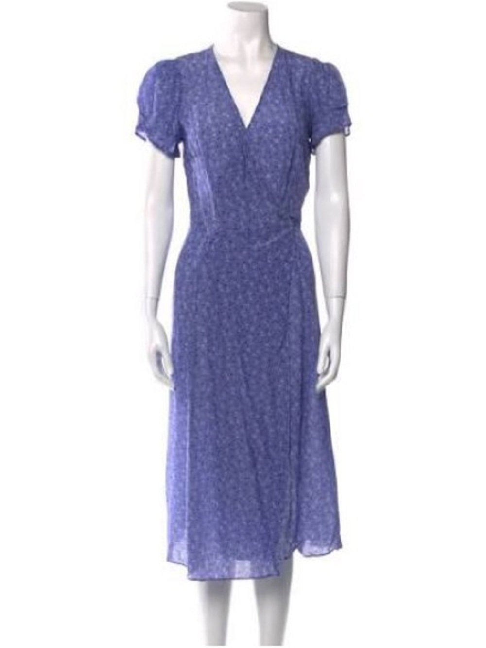 Realisation Par Purple Floral Wrap Dress - The Teale - Size M - Picture 3 of 7